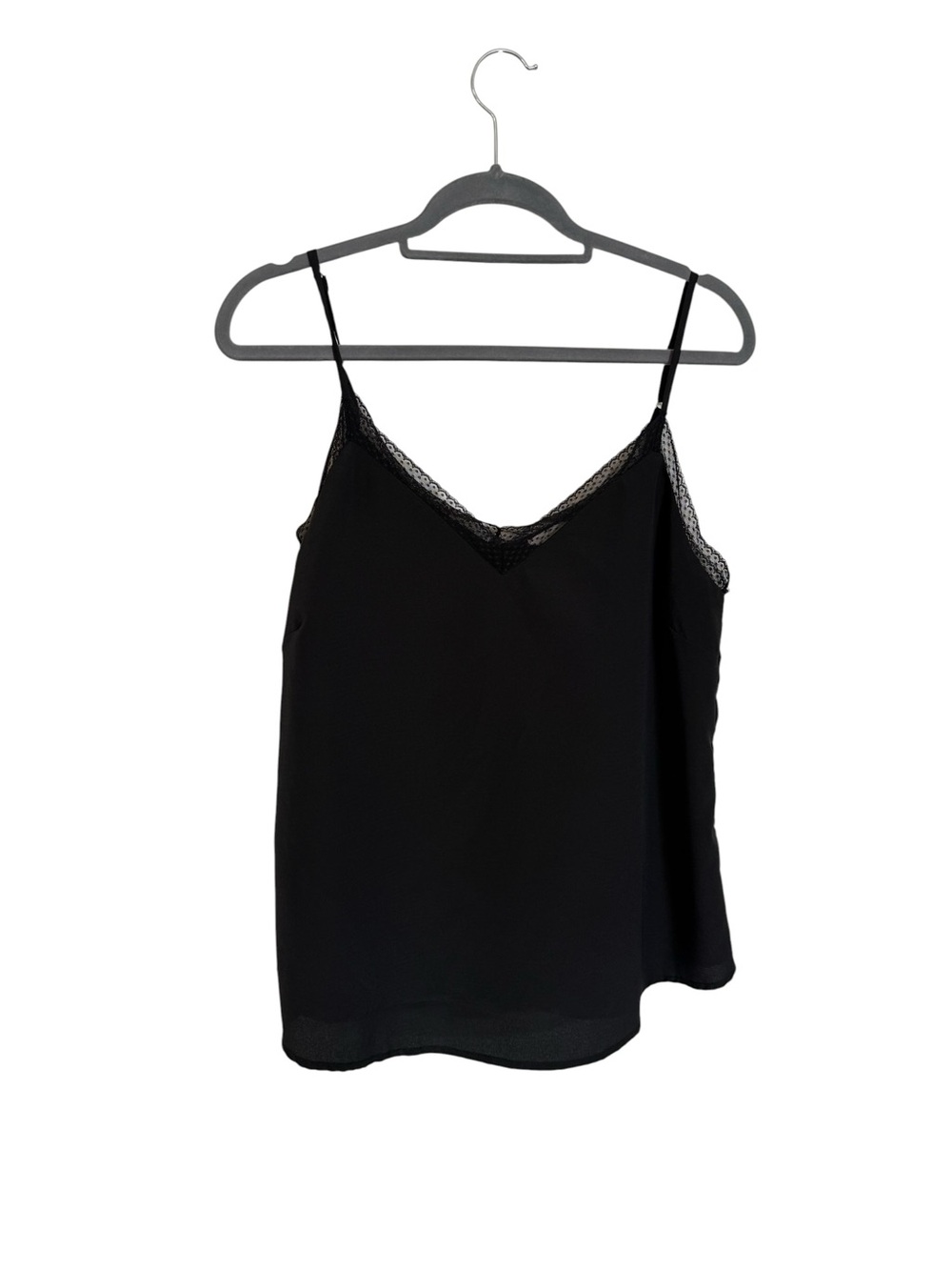 Blu Pepper Black Lace-Trim Cami
